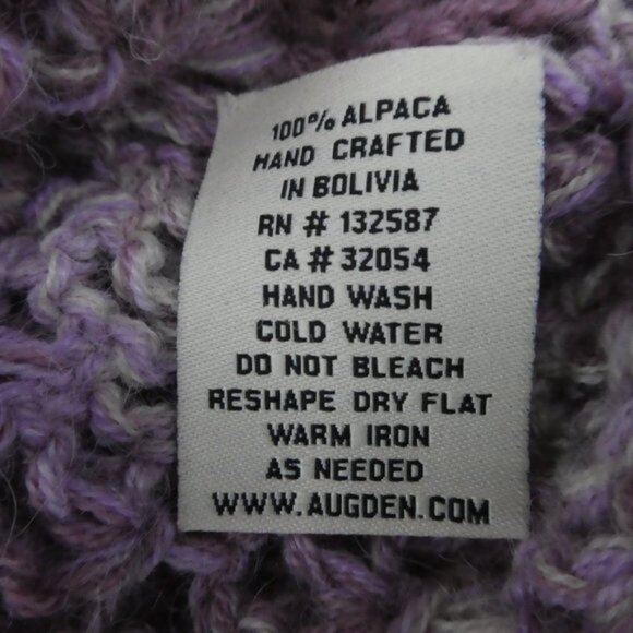 Anthropologie Augden Hydrangea Crop Sweater Alpaca Yarn Large NWT - Picture 7 of 8